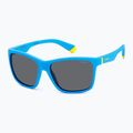 Polaroid PLD 8057/S matte blue/grey polarised children's sunglasses 2