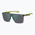 Carrera 4019/S men's grey yellow fluo/green mirror sunglasses 2