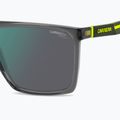 Carrera 4019/S men's grey yellow fluo/green mirror sunglasses 6