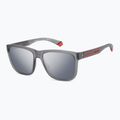 Polaroid PLD 2155/S matte grey/grey silver mirror polarised men's sunglasses 2