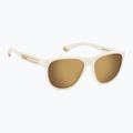 Polaroid PLD 2156/S matte white/grey gold multilayer polarised sunglasses