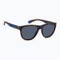 Polaroid PLD 2156/S matte brown havana/blue polarised sunglasses