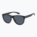 Polaroid PLD 2156/S matte brown havana/blue polarised sunglasses 2