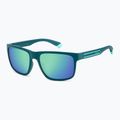 Polaroid PLD 2157/S matte teal/greygreen mirror polarised men's sunglasses 2