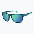 Men's Polaroid PLD 7052/S matte teal/green mirror polarised high contrast sunglasses 2