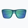 Men's Polaroid PLD 7052/S matte teal/green mirror polarised high contrast sunglasses 4