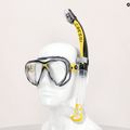 Cressi Big Eyes Evolution + Alpha Ultra Dry dive set yellow DS337010 6
