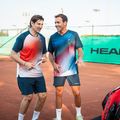 HEAD men's tennis shirt Perf navy blue and white 811272 3
