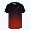 HEAD Topspin children's tennis shirt black and orange 816062