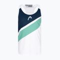 HEAD Agility children's tennis shirt white and green 816132