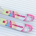 Children's alpine skis HEAD Unicorn Easy JRS + bindings Jrs 4.5 GW CA white/pink 12