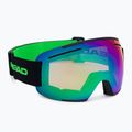 HEAD F-LYT green/black ski goggles 394332