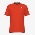 HEAD Slice orange men's tennis shirt