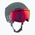 Women's ski helmet HEAD Cinema Pro W grey/red yellow