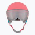 HEAD Children's Ski Helmet Maja Visor pink/blue/silver red 2