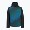 Men's ski jacket HEAD Supershape II print/ocean blue