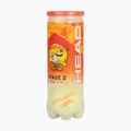HEAD Stage 2 children's tennis balls 3 pcs orange 2