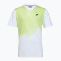 HEAD men's tennis shirt Topspin print vision m/lime