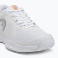 Women's tennis shoes HEAD Sprint Team 4.0 white/ coral 7