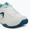 Children's tennis shoes HEAD Sprint Court 4.0 white/ turquise 7