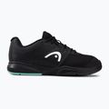 HEAD Revolt Court men's tennis shoes black/teal 2