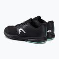 HEAD Revolt Court men's tennis shoes black/teal 3