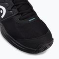 HEAD Revolt Court men's tennis shoes black/teal 8