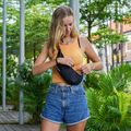 Ticket To The Moon Upcycled Sling shoulder bag black 12