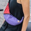Ticket To The Moon Upcycled Sling shoulder bag purple/burgundy 4