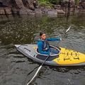1-person inflatable kayak Advanced Elements AdvancedFrame TM Elite with Pump 317,5 cm orange/gray 2
