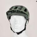 Bicycle helmet POC Tectal epidote green metallic/matt 9