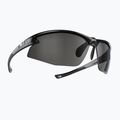 Bliz Motion + S3 shiny metallic black/smoke silver mirror cycling glasses 2