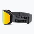 Bliz Flow matt black/brown gold multi/yellow ski goggles 5