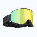 Bliz Flow matt black/brown gold multi/yellow ski goggles