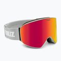 Bliz Flow ski goggles matt light grey/brown red multi/pink 2