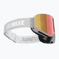 Bliz Flow ski goggles matt light grey/brown red multi/pink 4