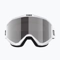 Ski goggles Bliz Liner white black logo/pink&silver mirror 2