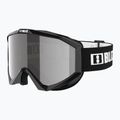 Bliz Liner ski goggles black white logo/orange&silver mirror 3