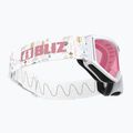 Bliz Pixie Jr children's ski goggles white/pink 4