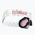 Bliz Pixie Jr children's ski goggles white/pink 5