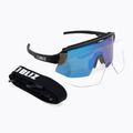 Bliz Breeze S3+S0 matt black/brown blue multi/clear cycling glasses