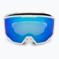 Bliz Spark white/smoke&blue ski goggles 2