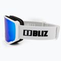 Bliz Spark white/smoke&blue ski goggles 4