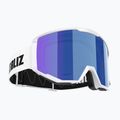 Bliz Spark white/smoke&blue ski goggles