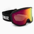 Bliz Spark ski goggles black/brown&red