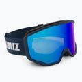 Bliz Spark dark blue/brown&blue ski goggles