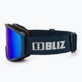 Bliz Spark dark blue/brown&blue ski goggles 4