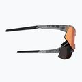 Bliz Breeze S3+S2 transparent dark grey/brown red multi/orange cycling glasses 6