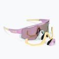 Sunglasses Bliz Fusion matt pastel purple yellow logo/brown pink multi