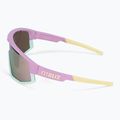 Bliz Fusion S3 matt pastel purple yellow logo / brown pink multi 52305-34 cycling glasses 5